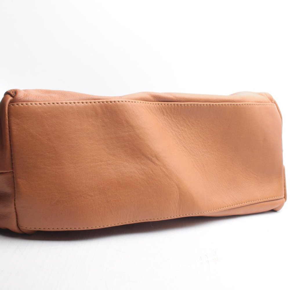 Wanderers Travel Co Madrid Handbag - Large Size Tan Leather - Picture 7 of 12